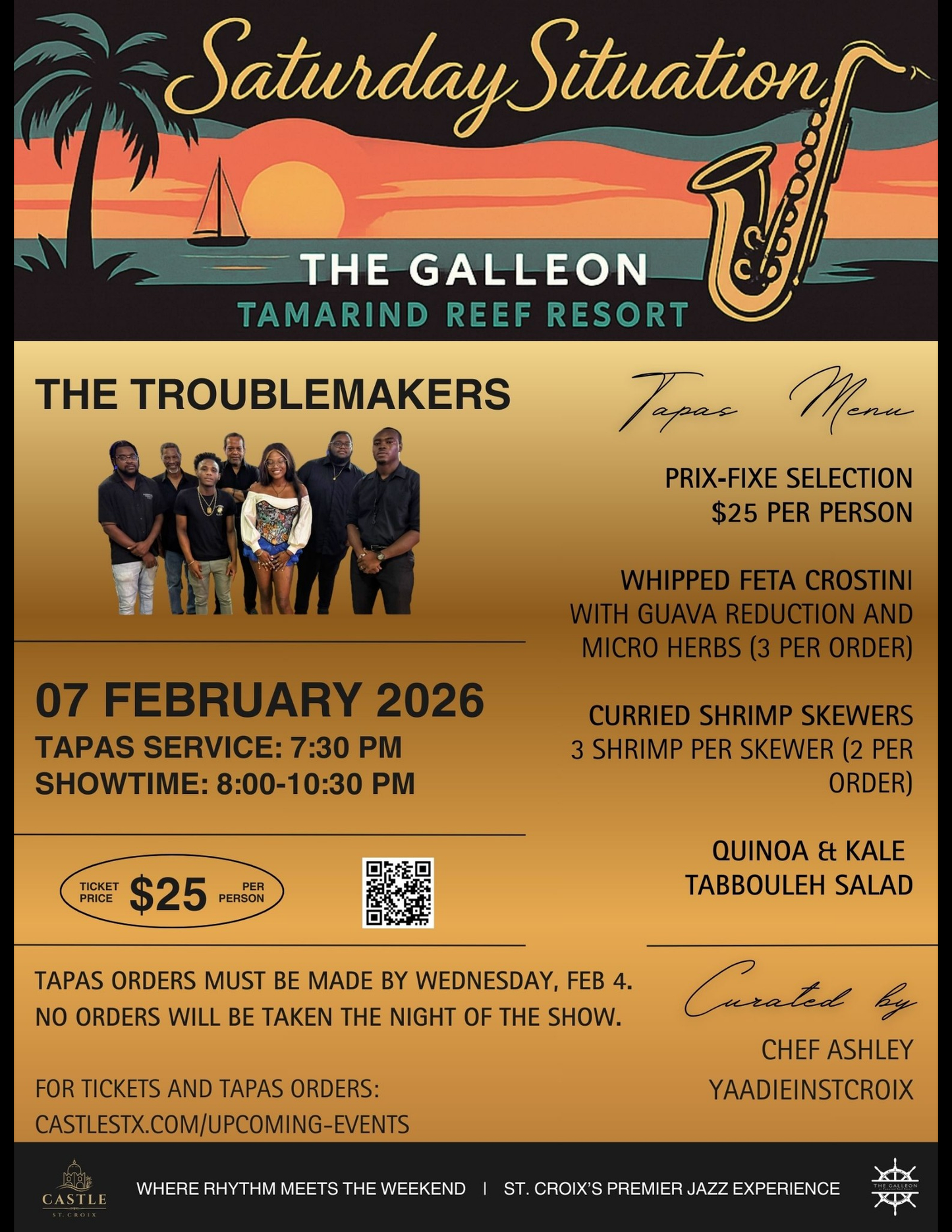 2/7/2026: Saturday Situation Jazz featuring - The Troublemakers
